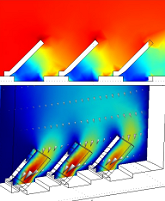 flow around the valves